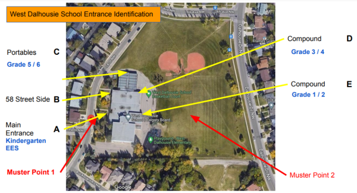 WDS School Entrance Identification